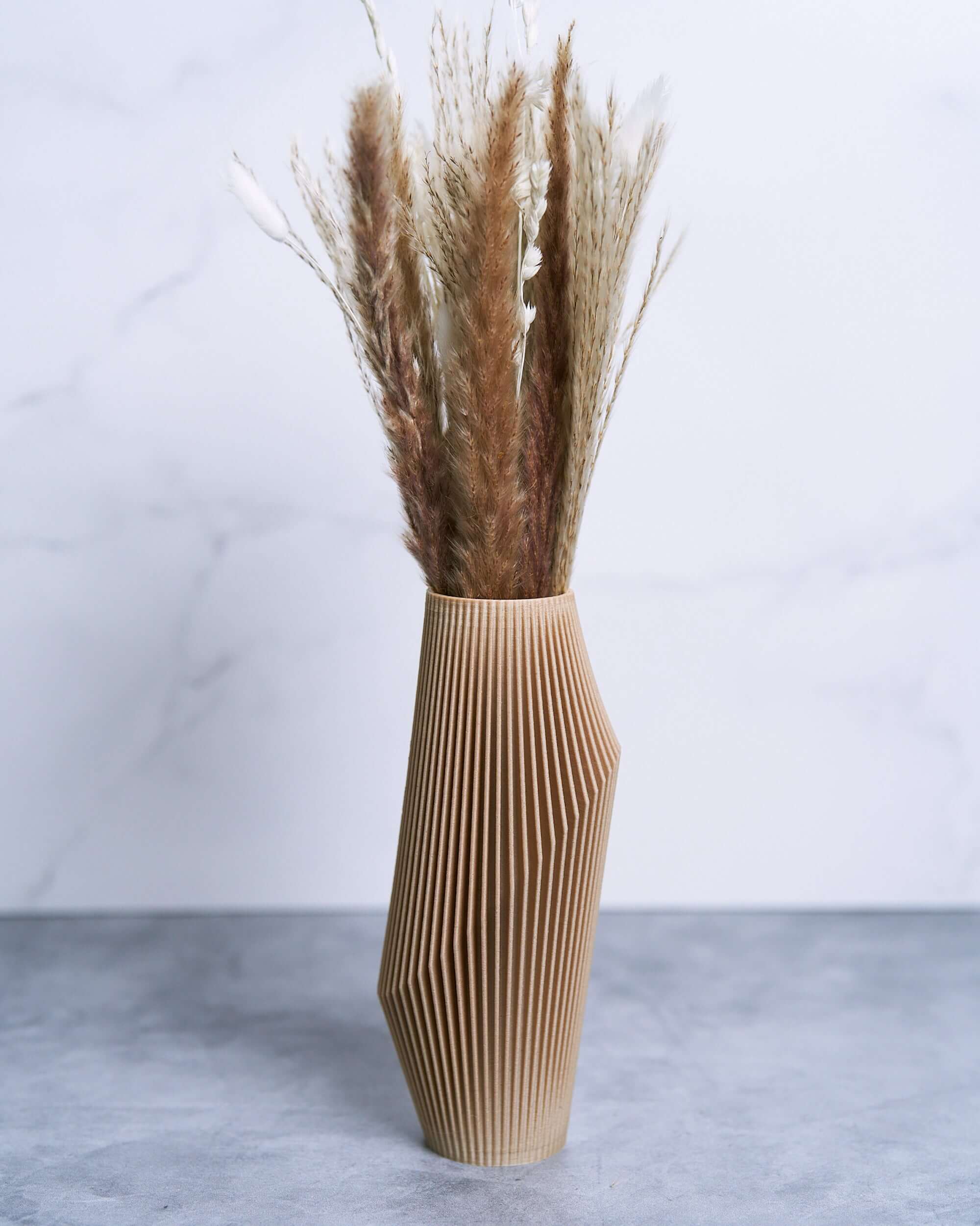 Black Ceramic Vase, Modern Dried Flower Vase, Black Algeria