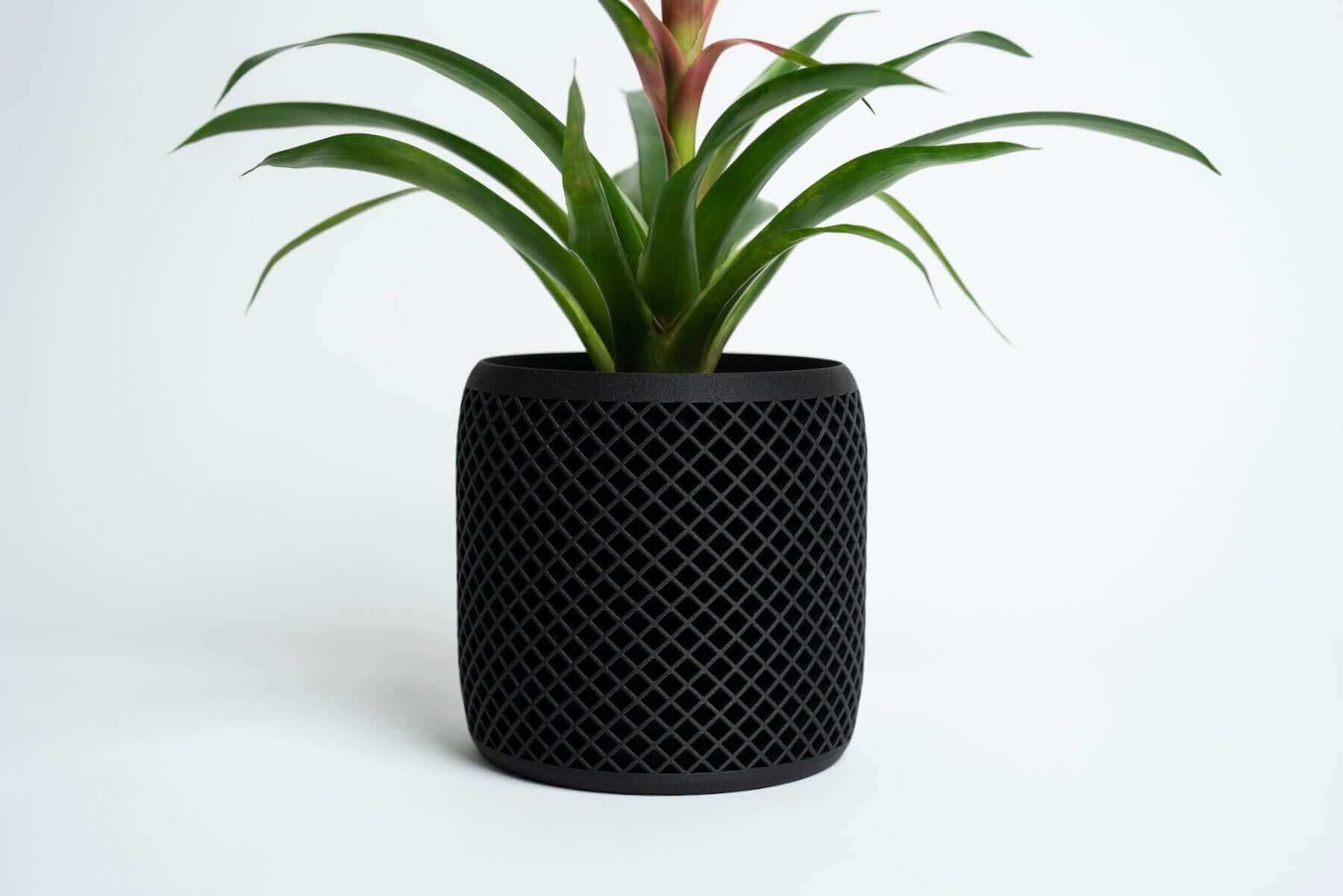 Vision black planter pot.