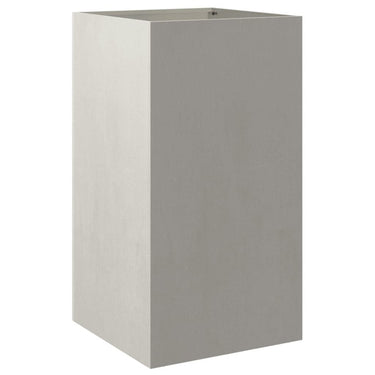 Planter Silver 16.5"x15"x29.5" Stainless Steel