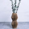 Modernist Vase | Boho Vases | Textured Vase | Cream Vase | LUNA by Woodland Pulse